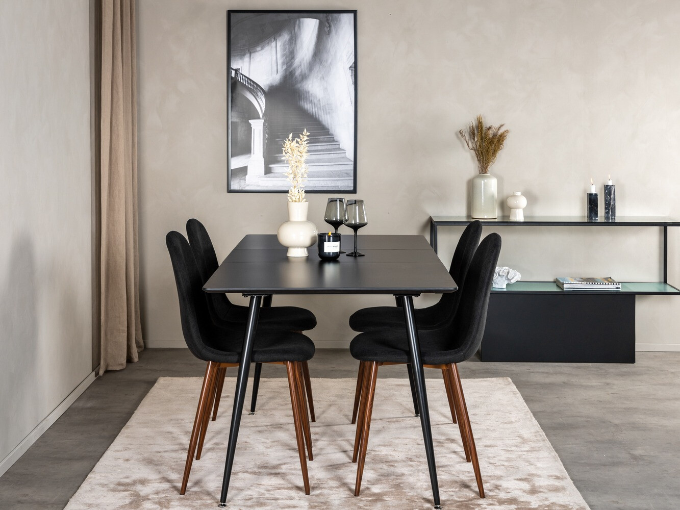 Conjunto de mesas y sillas para comedor Dallas 1525