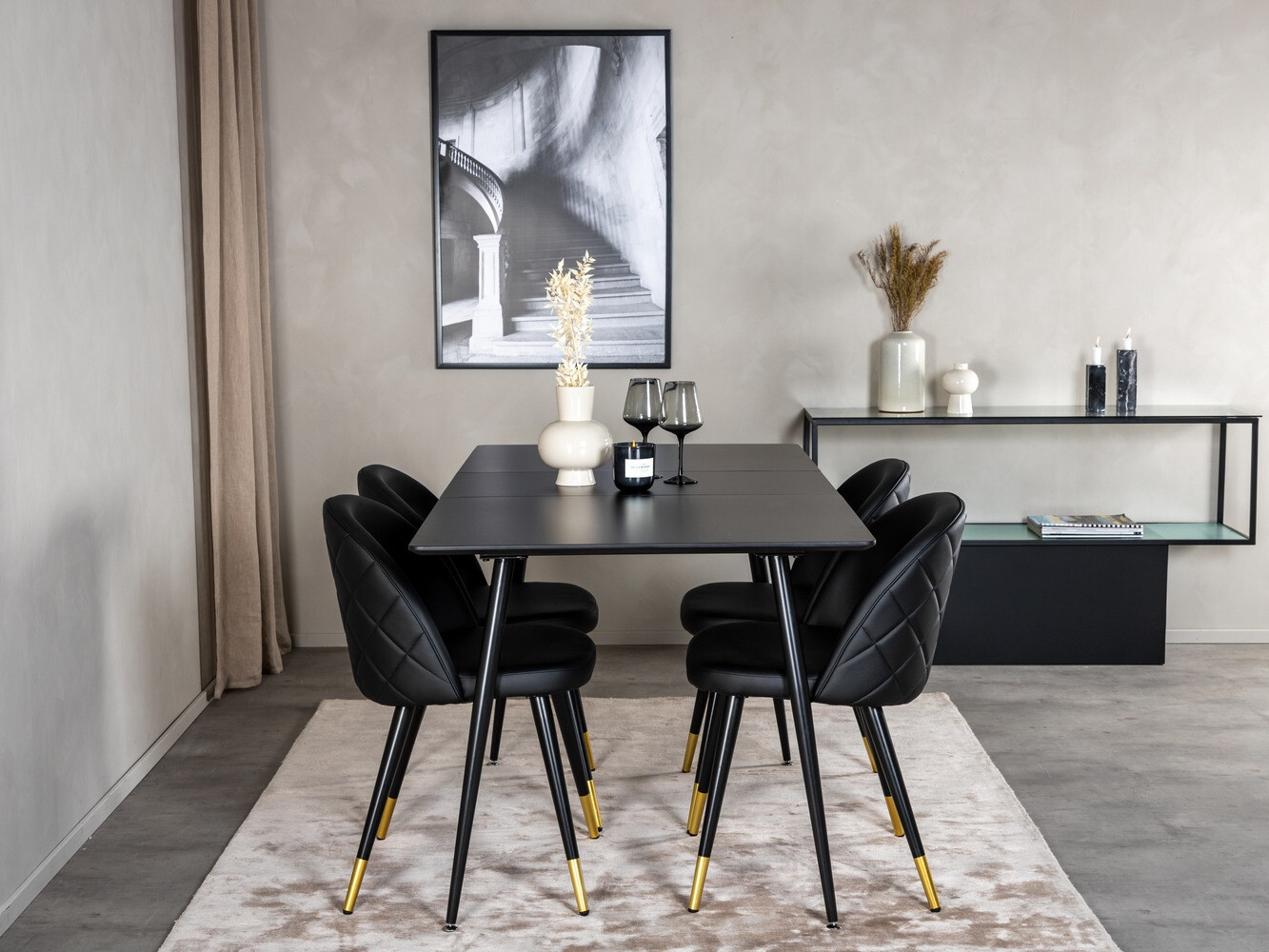 Conjunto de mesas y sillas para comedor Dallas 1527