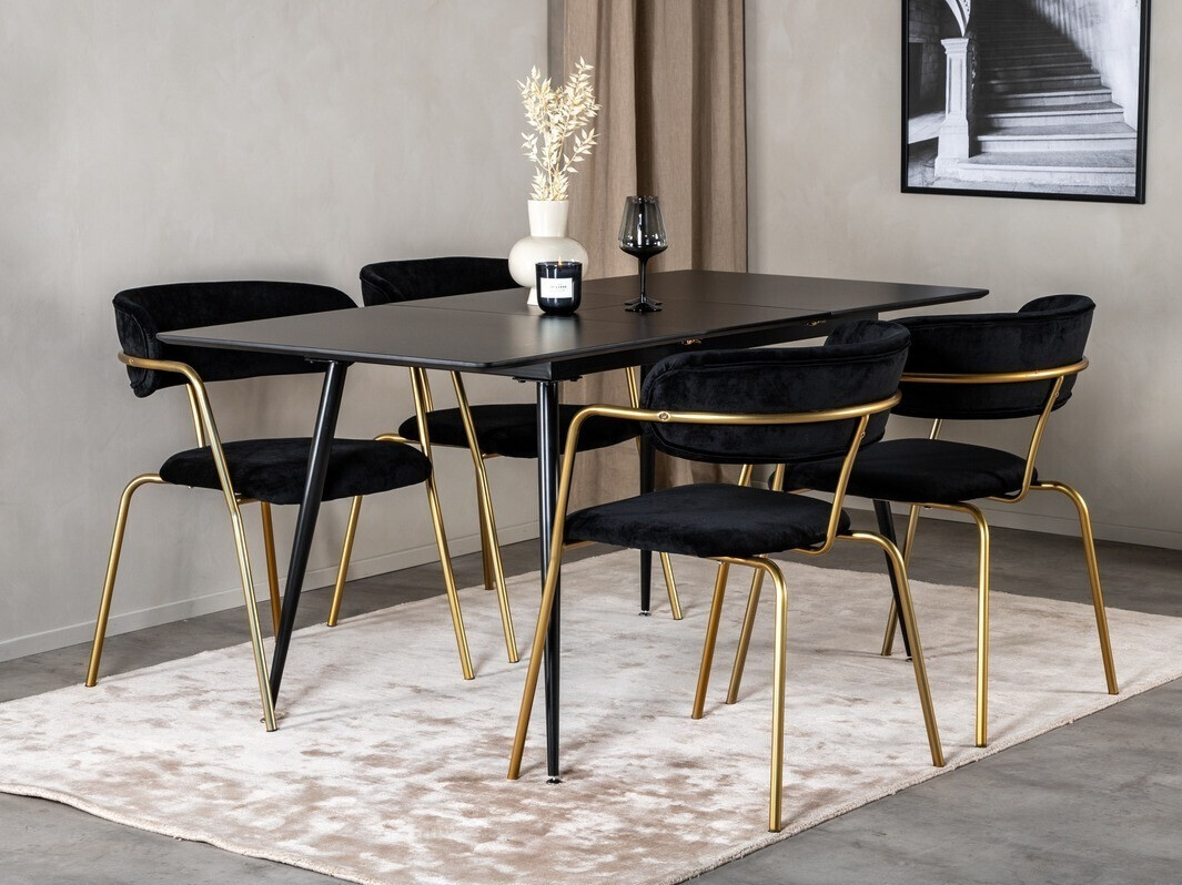 Conjunto de mesas y sillas para comedor Dallas 1529