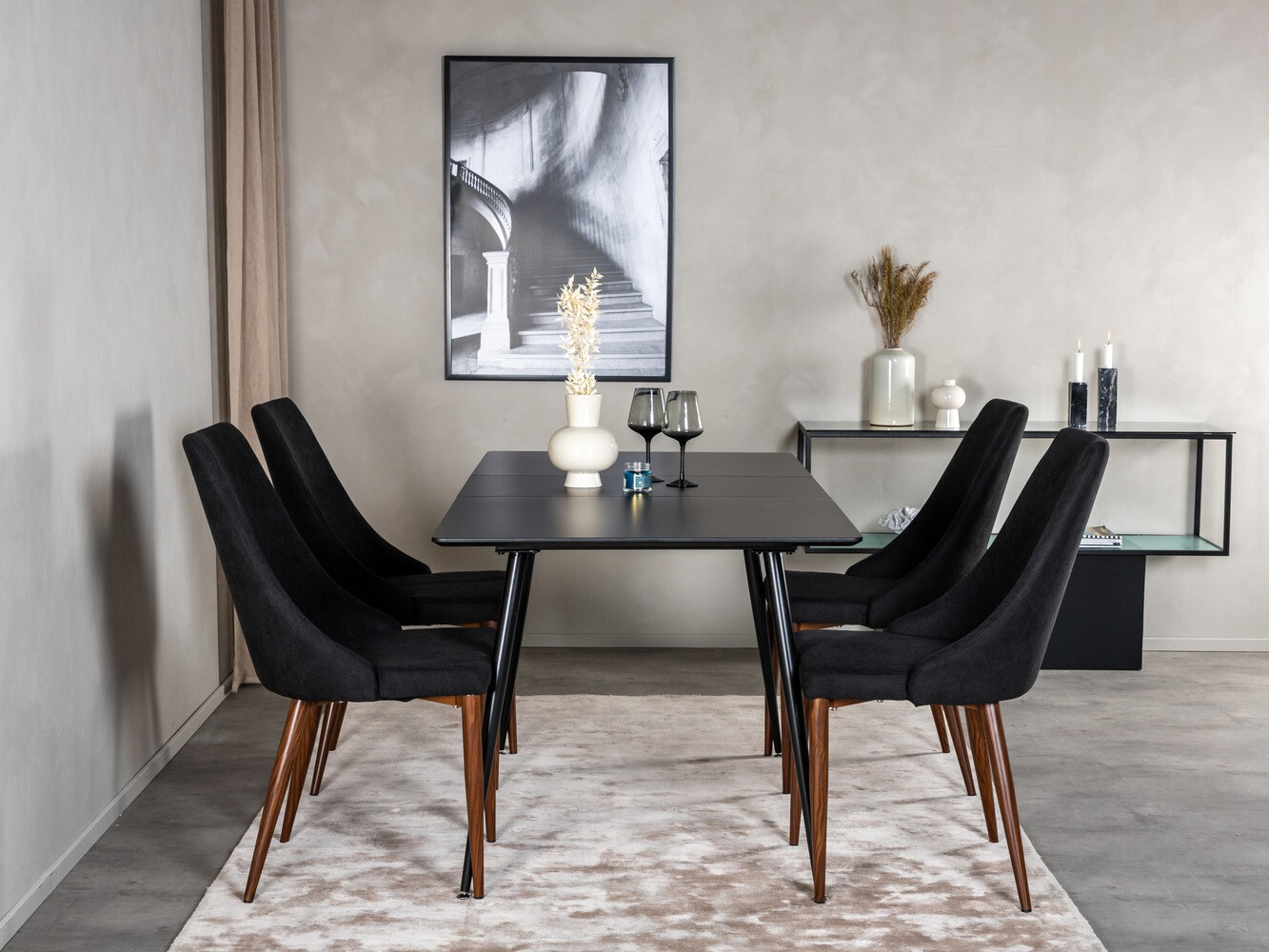 Conjunto de mesas y sillas para comedor Dallas 1530