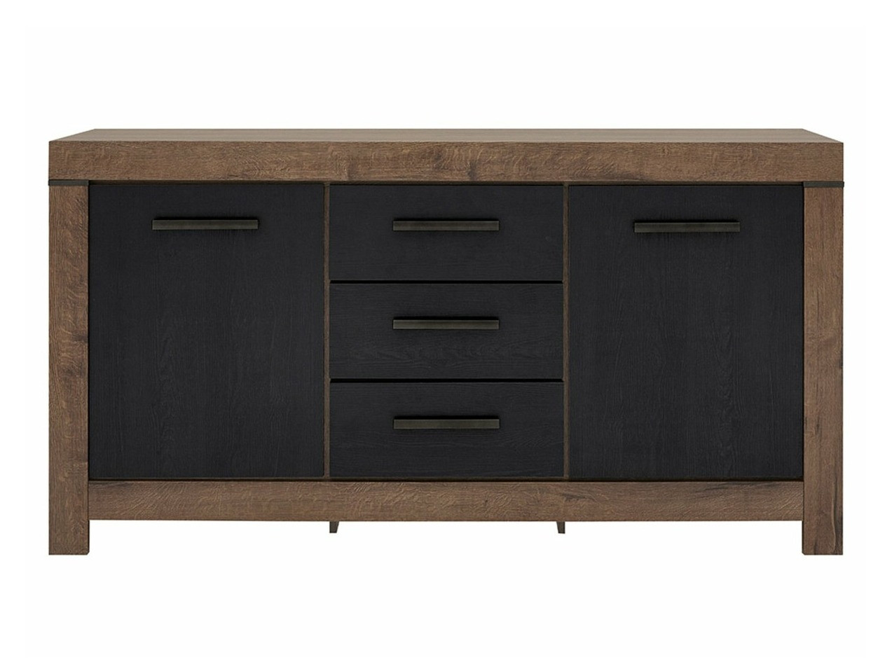 Cómoda Dunfelu 100 (Roble del Monastery + Roble negro)