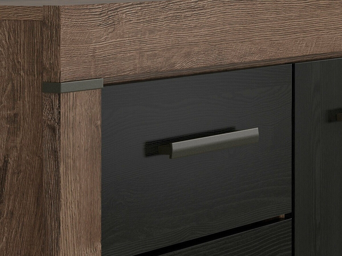 Cómoda Dunfelu 106 (Roble del Monastery + roble negro)