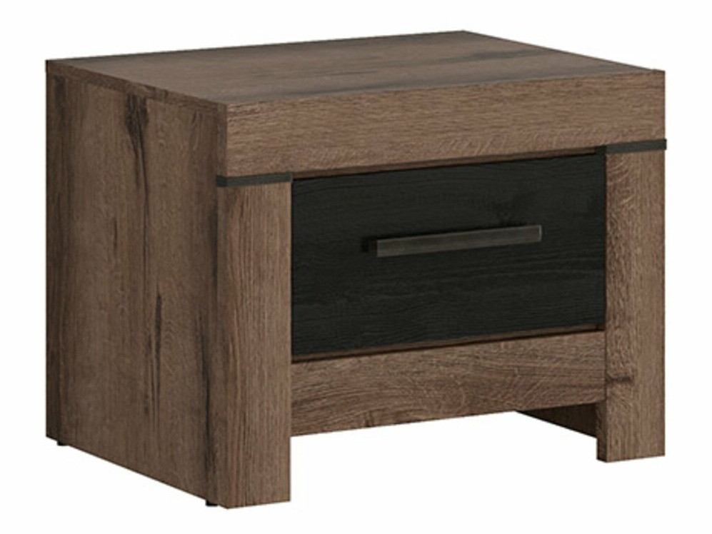 Mesilla de noche Dunfelu 109 (Roble del Monastery + roble negro)