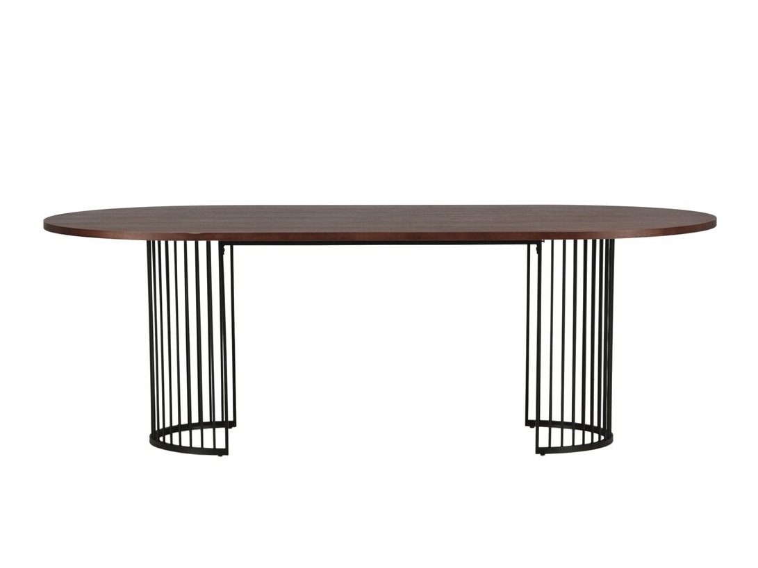 Mesa Dallas 3276 (Nuez + Negro)