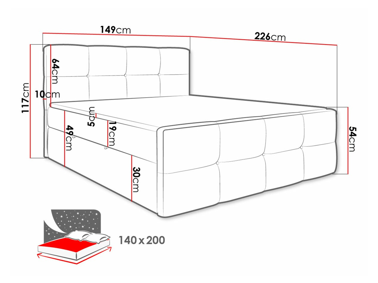 Cama continental ComfiDream 174 (Fresh 1)