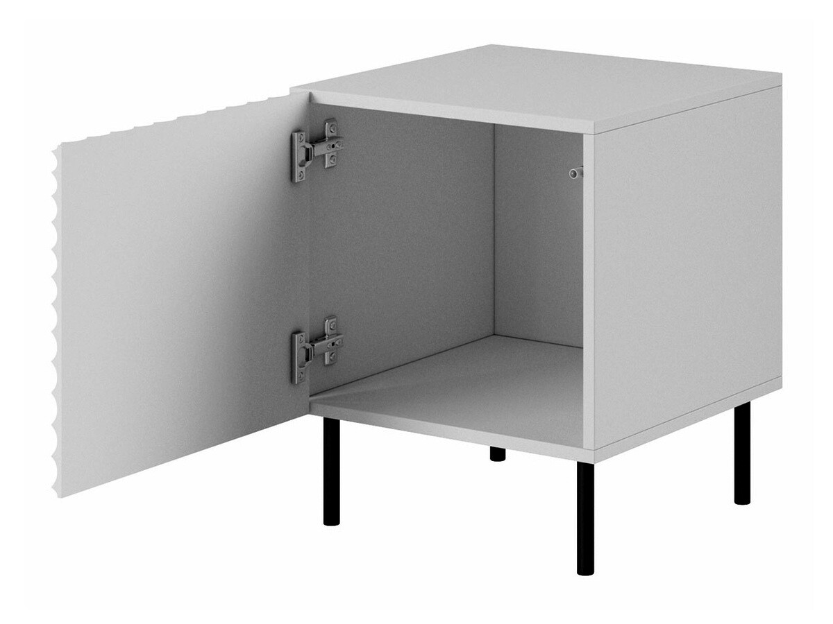 Conjunto de mesitas de noche Charlotte 172 (Negro + Dorado)