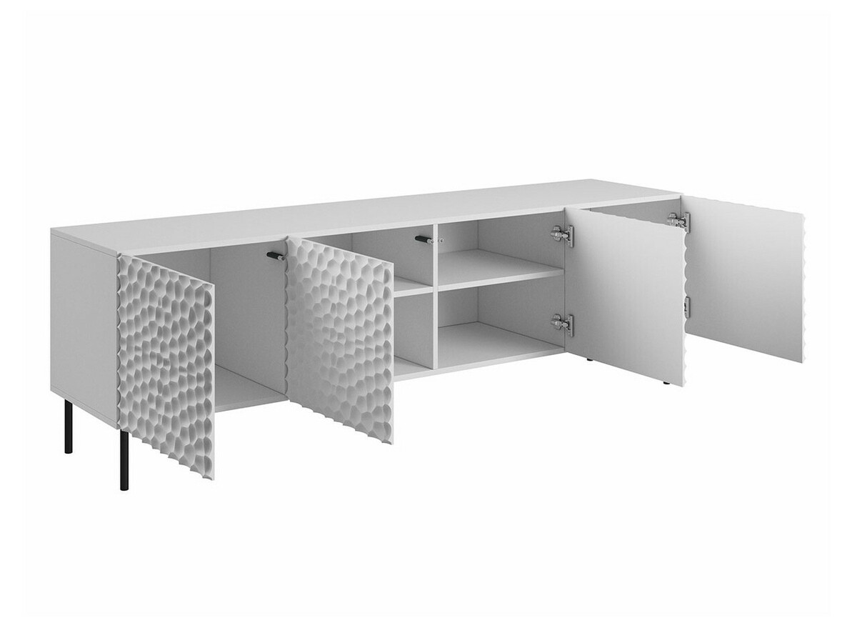 Mueble TV Charlotte 171 (Negro + Dorado)