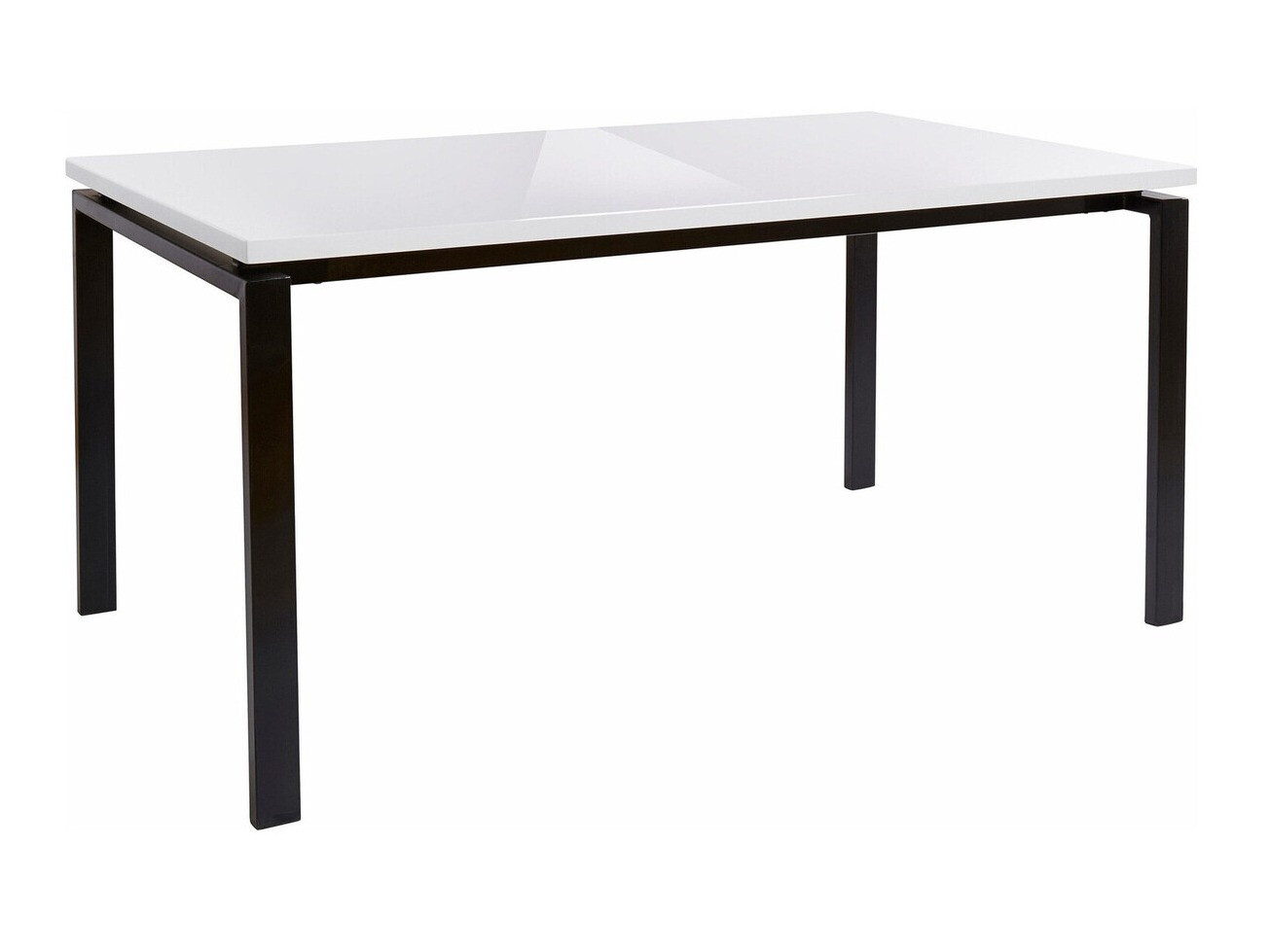 Conjunto de mesas y sillas para comedor Denton 275 (Blanco + Negro)