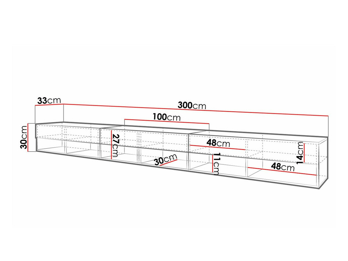 Mueble TV Sarasota 144 (Roble wotan)