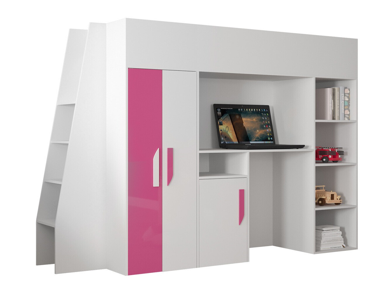 Litera Hartford 355 (Blanco + Rosa brillante + Blanco brillante)