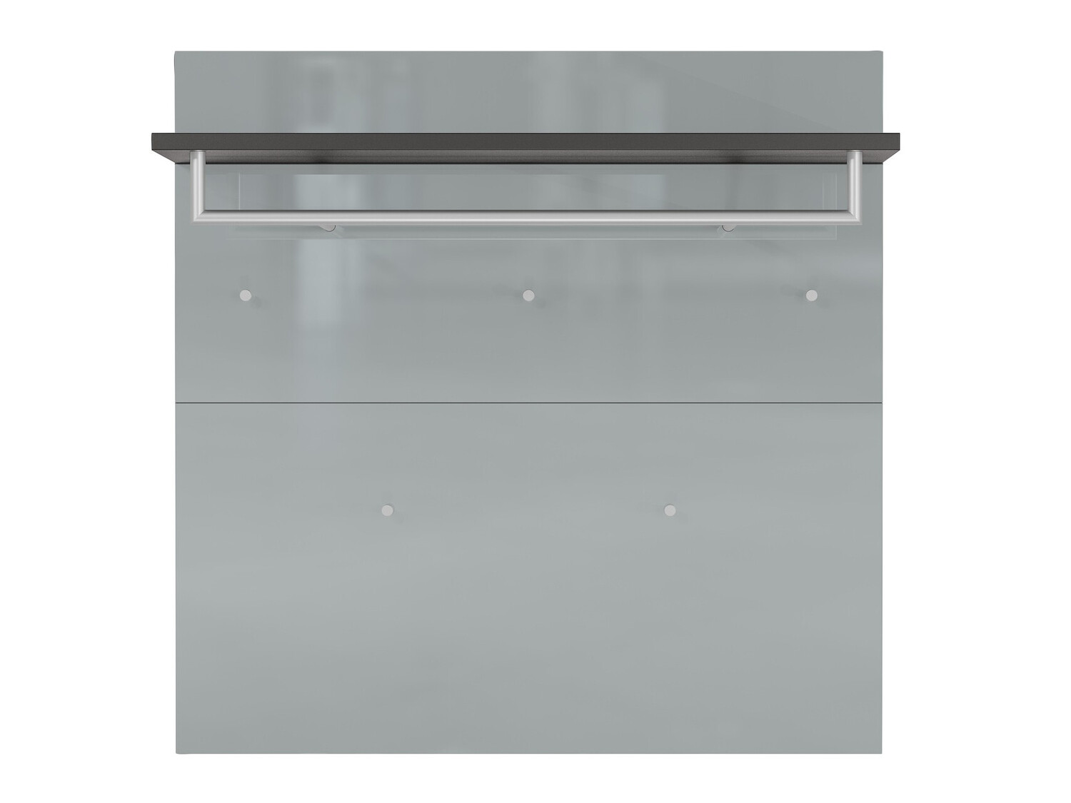 Perchero Fivsori 107 (Gris brillante + Grafito)