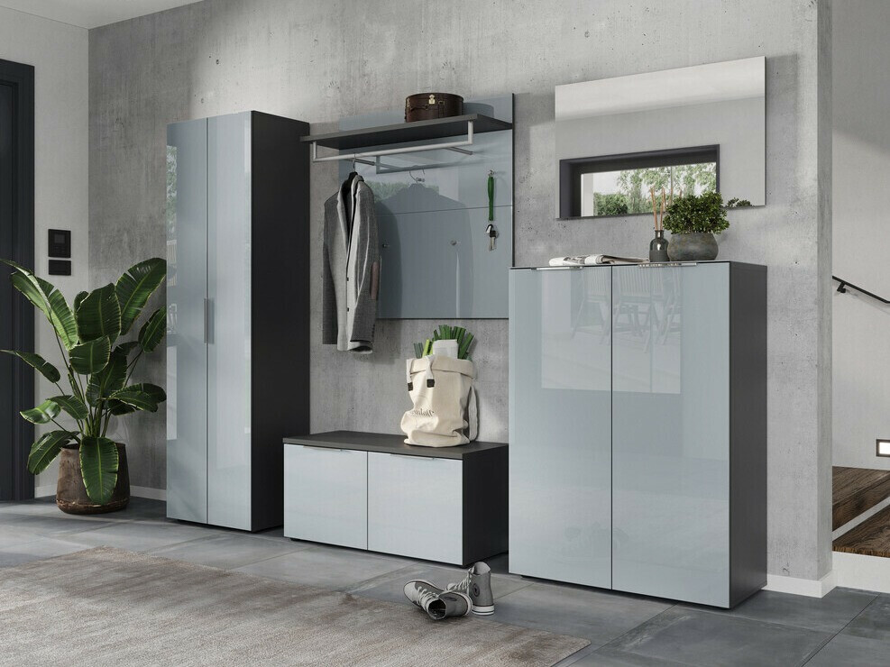 Zapatero Fivsori 106 (Gris brillante + Grafito)