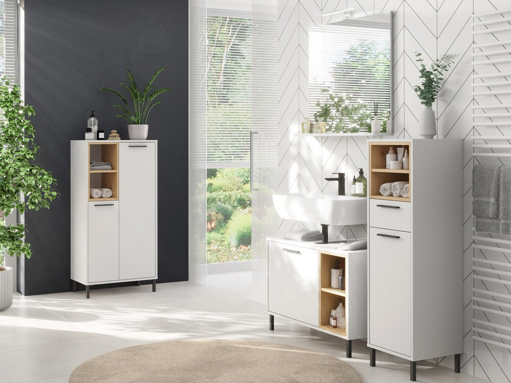 Armario de baño de pie para lavabo Sacramento BB100