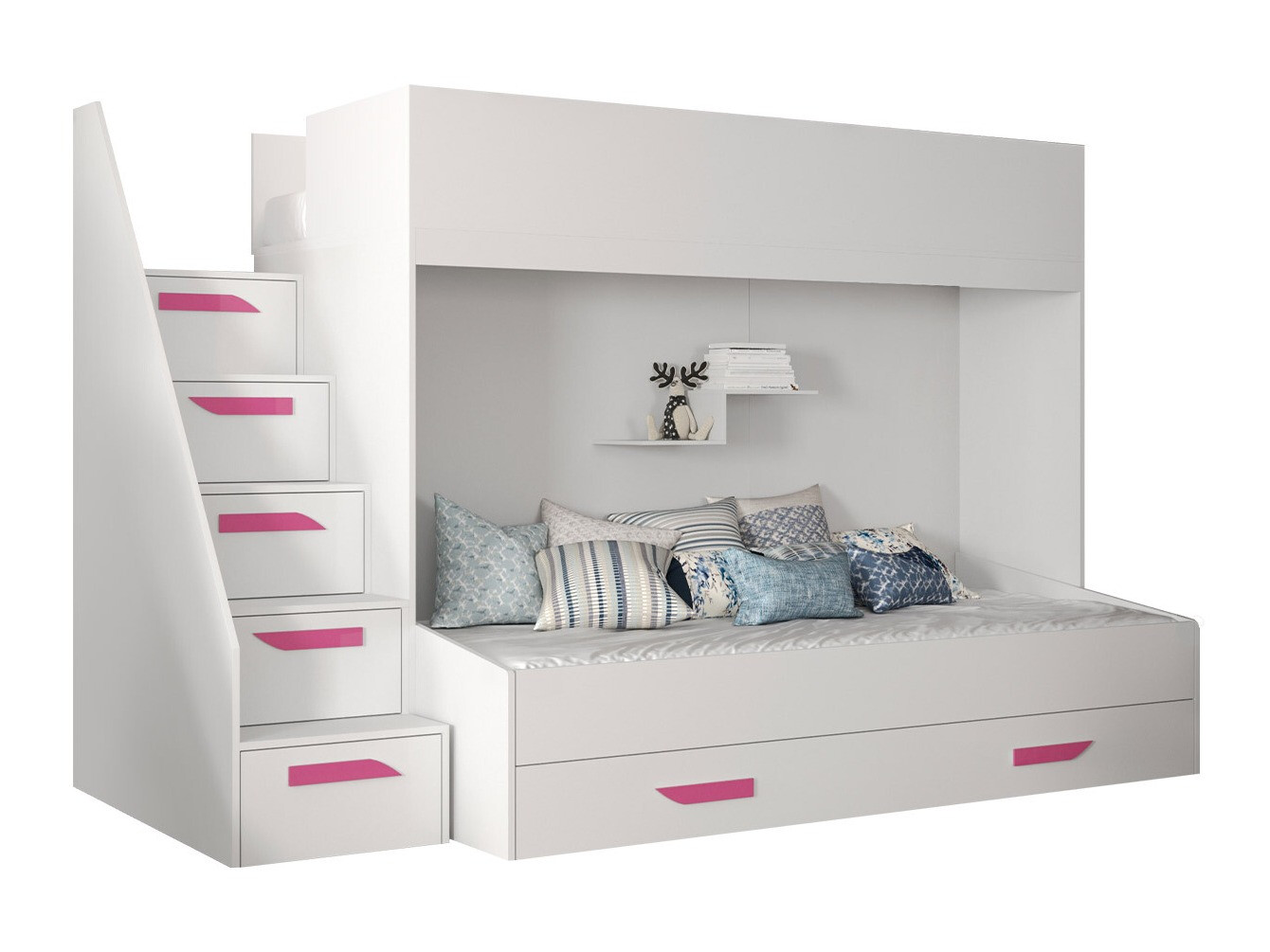 Litera Hartford 356 (Blanco + Blanco brillante + Rosa)