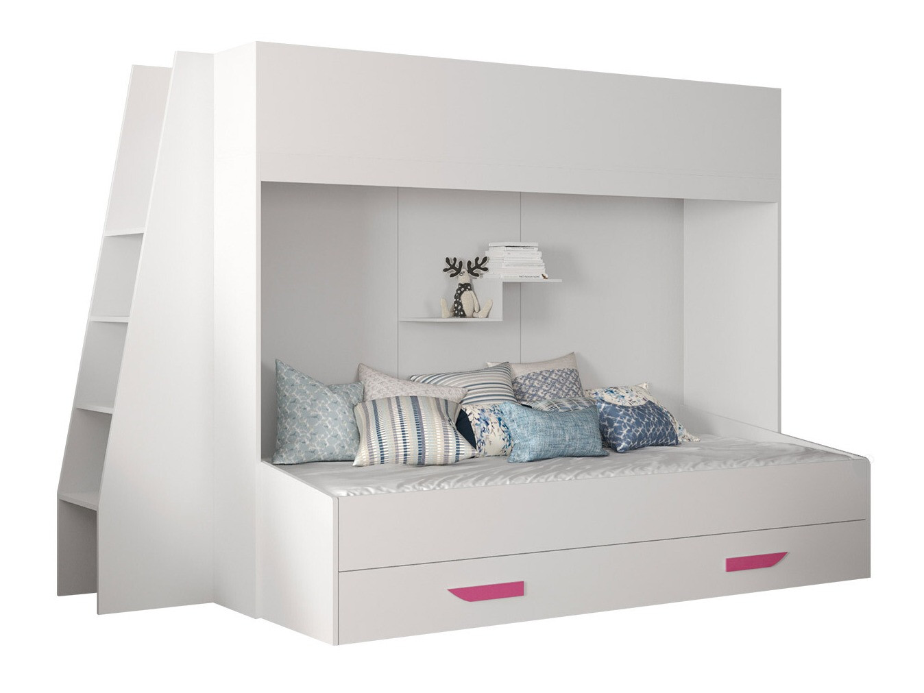 Litera Hartford 357 (Blanco + Blanco brillante + Rosa)