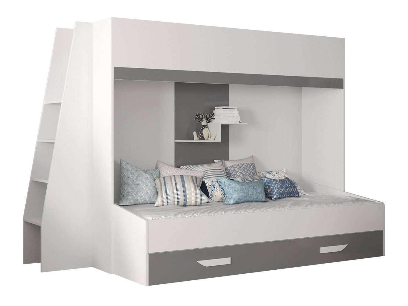 Litera Hartford 357 (Blanco + Gris brillante + Blanco brillante)