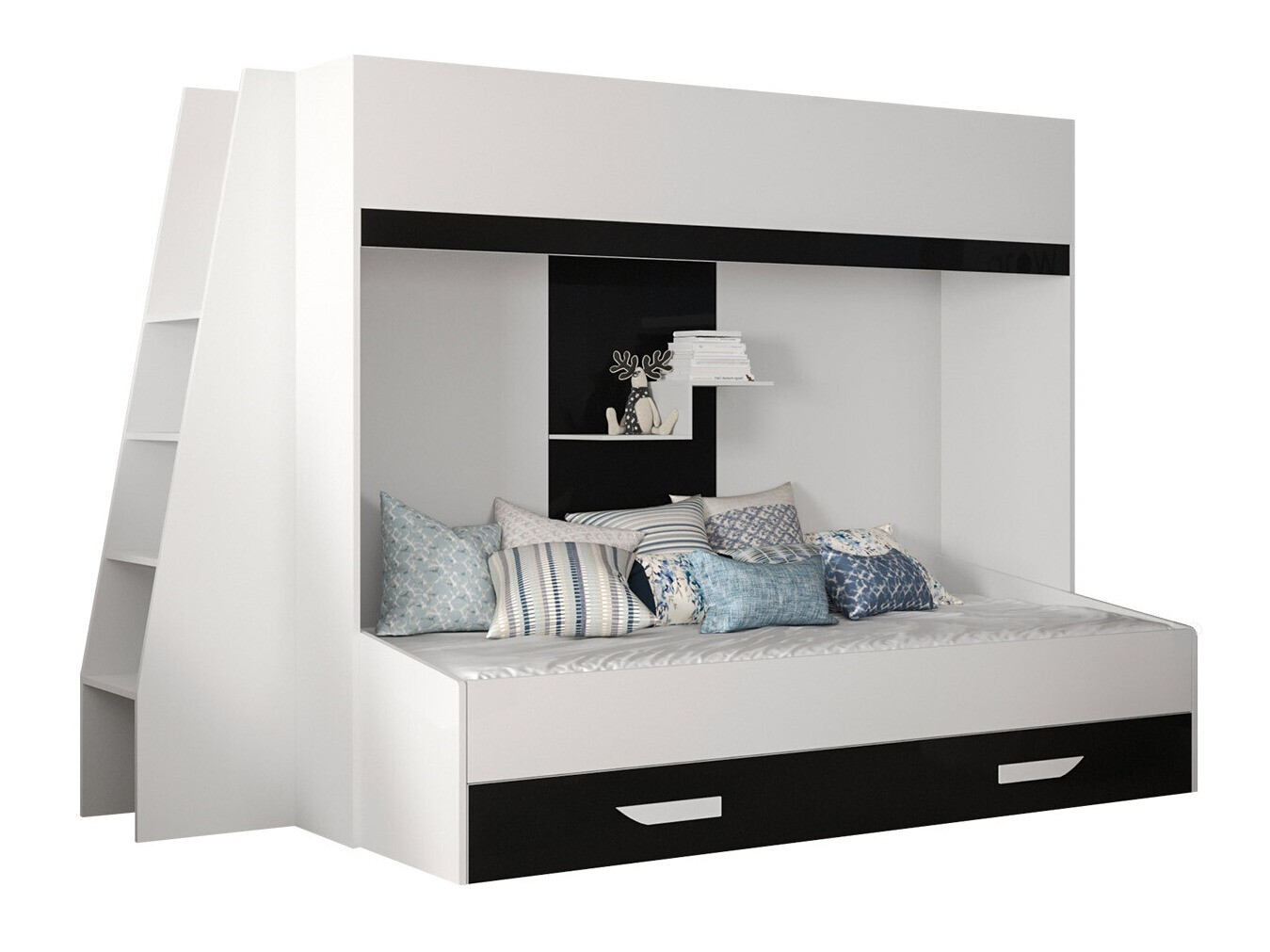 Litera Hartford 357 (Blanco + Negro brillante + Blanco brillante)