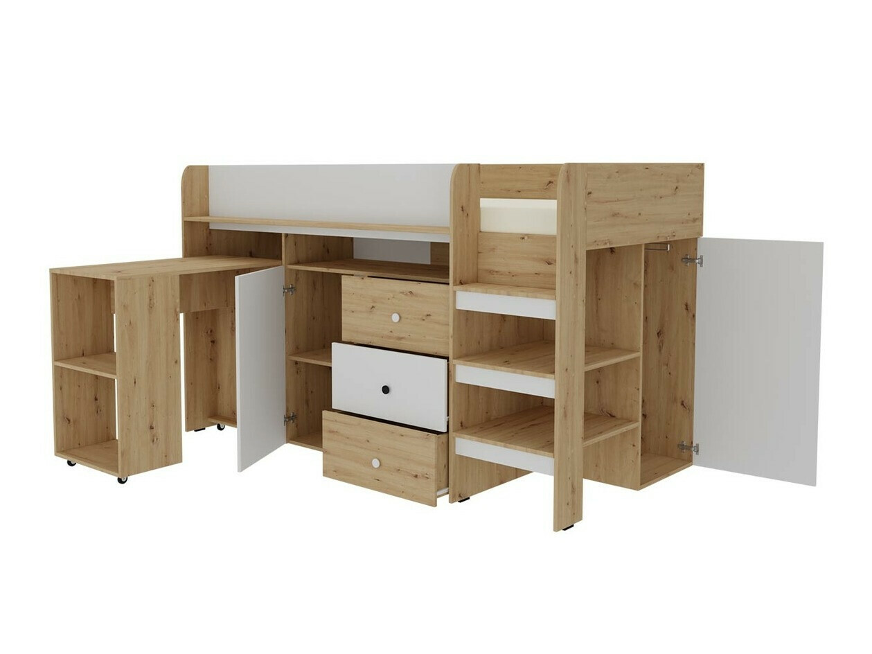 Litera Hartford 359 (Roble Artisan + Negro)