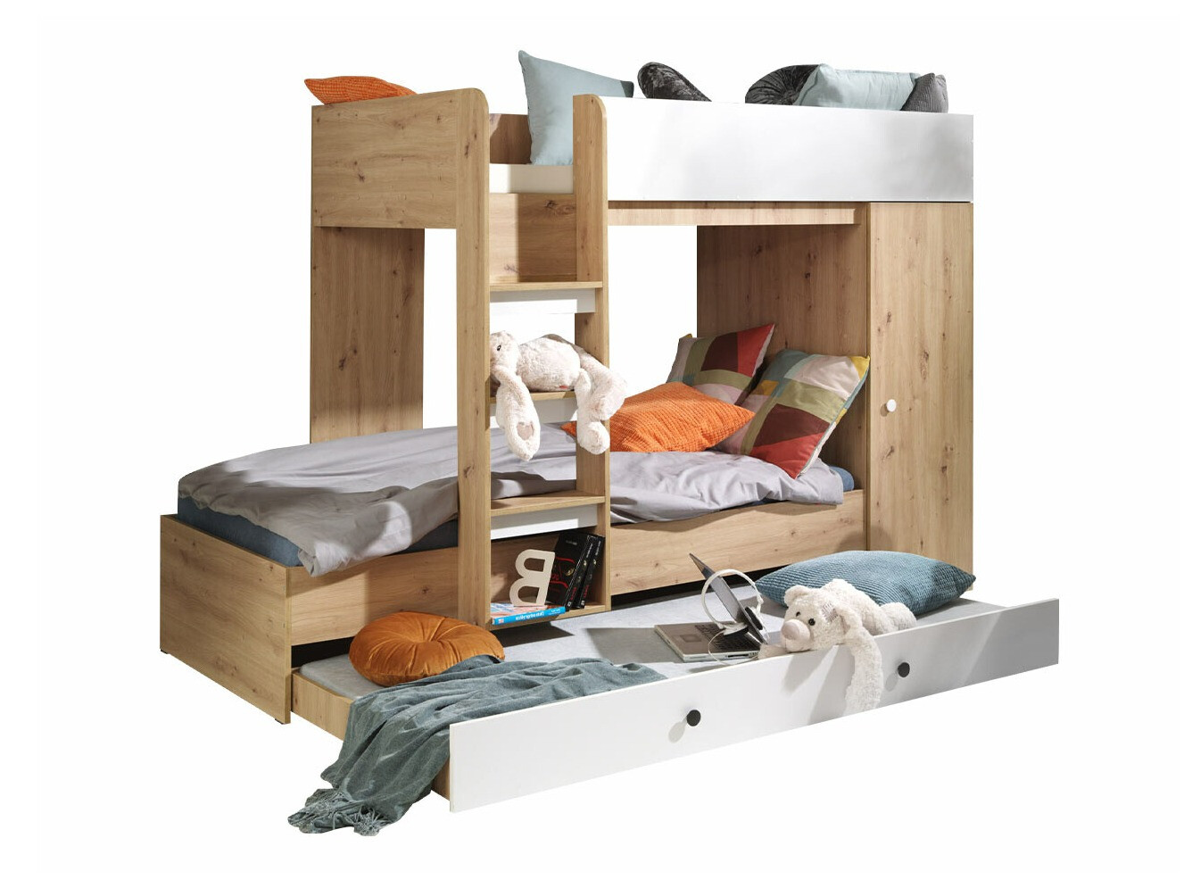 Litera Hartford 360 (Roble Artisan + Blanco)
