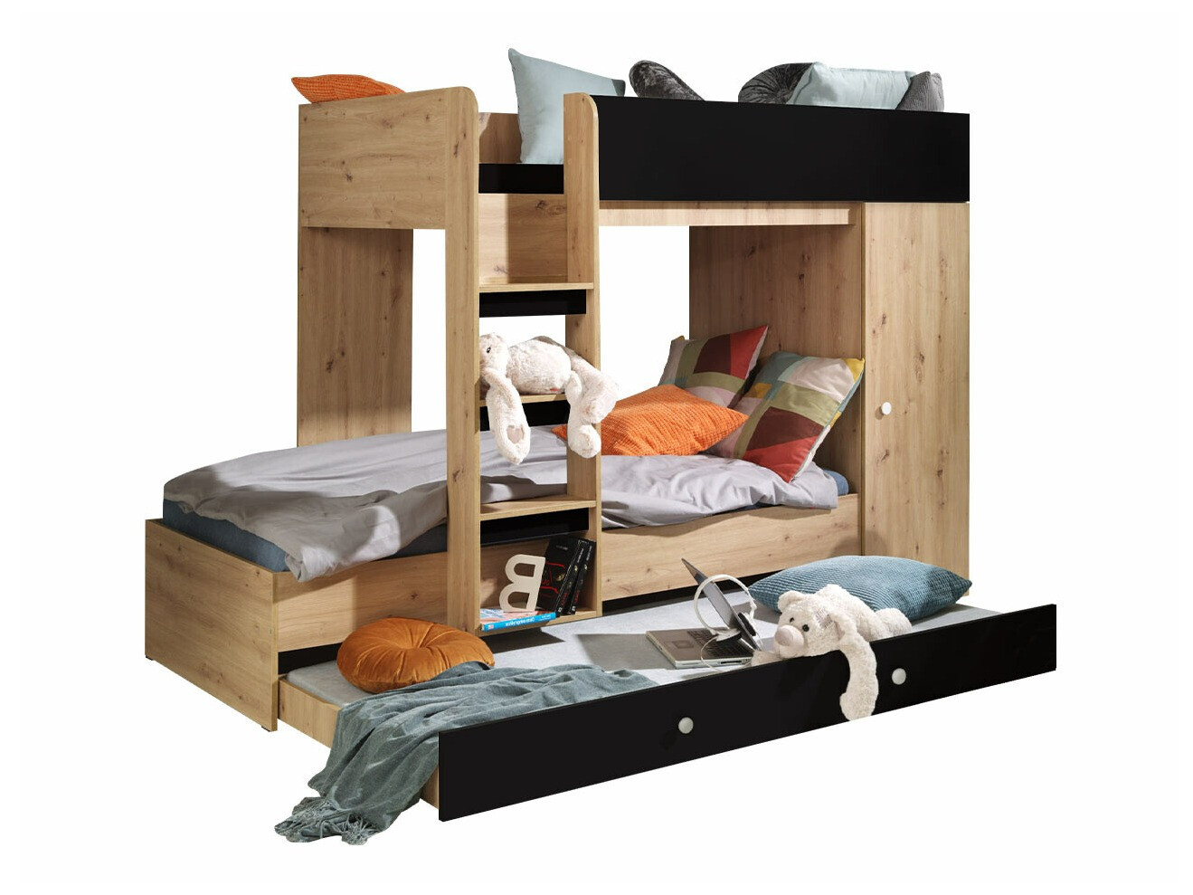 Litera Hartford 360 (Roble Artisan + Negro)