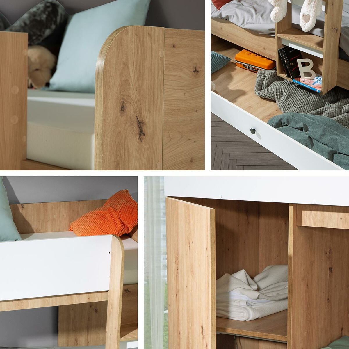 Litera Hartford 360 (Roble Artisan + Negro)