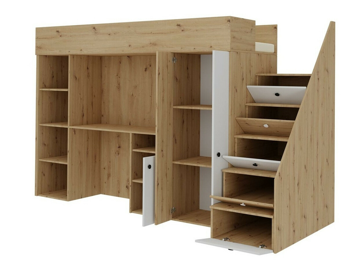 Litera Hartford 362 (Roble Artisan + Blanco)