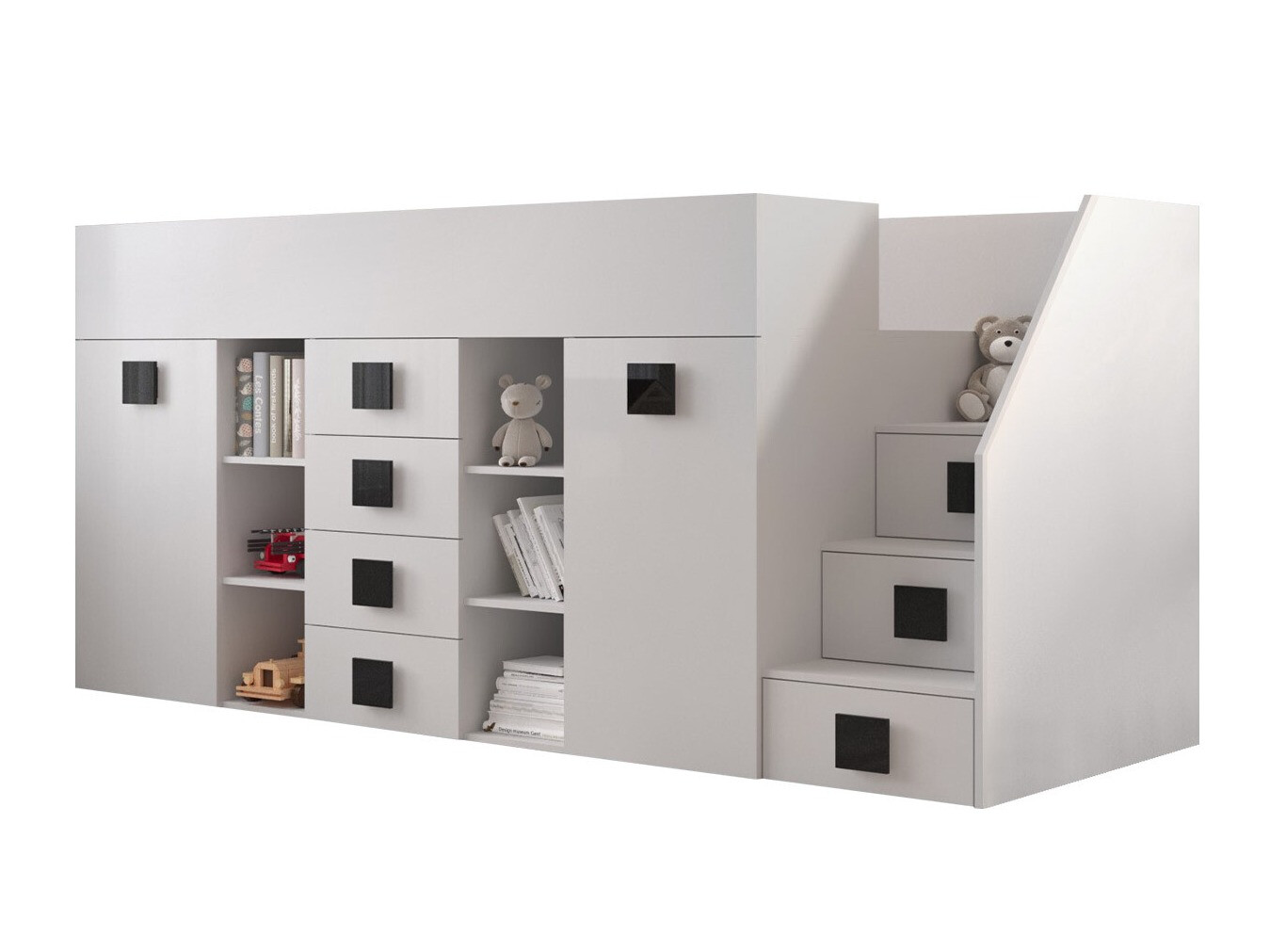 Litera Hartford 366 (Blanco + Blanco brillante + Negro)