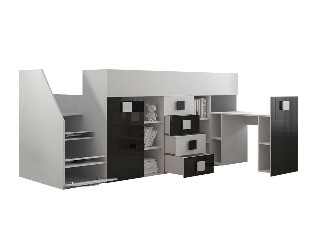 Litera Hartford 366 (Blanco + Blanco brillante + Turquesa)