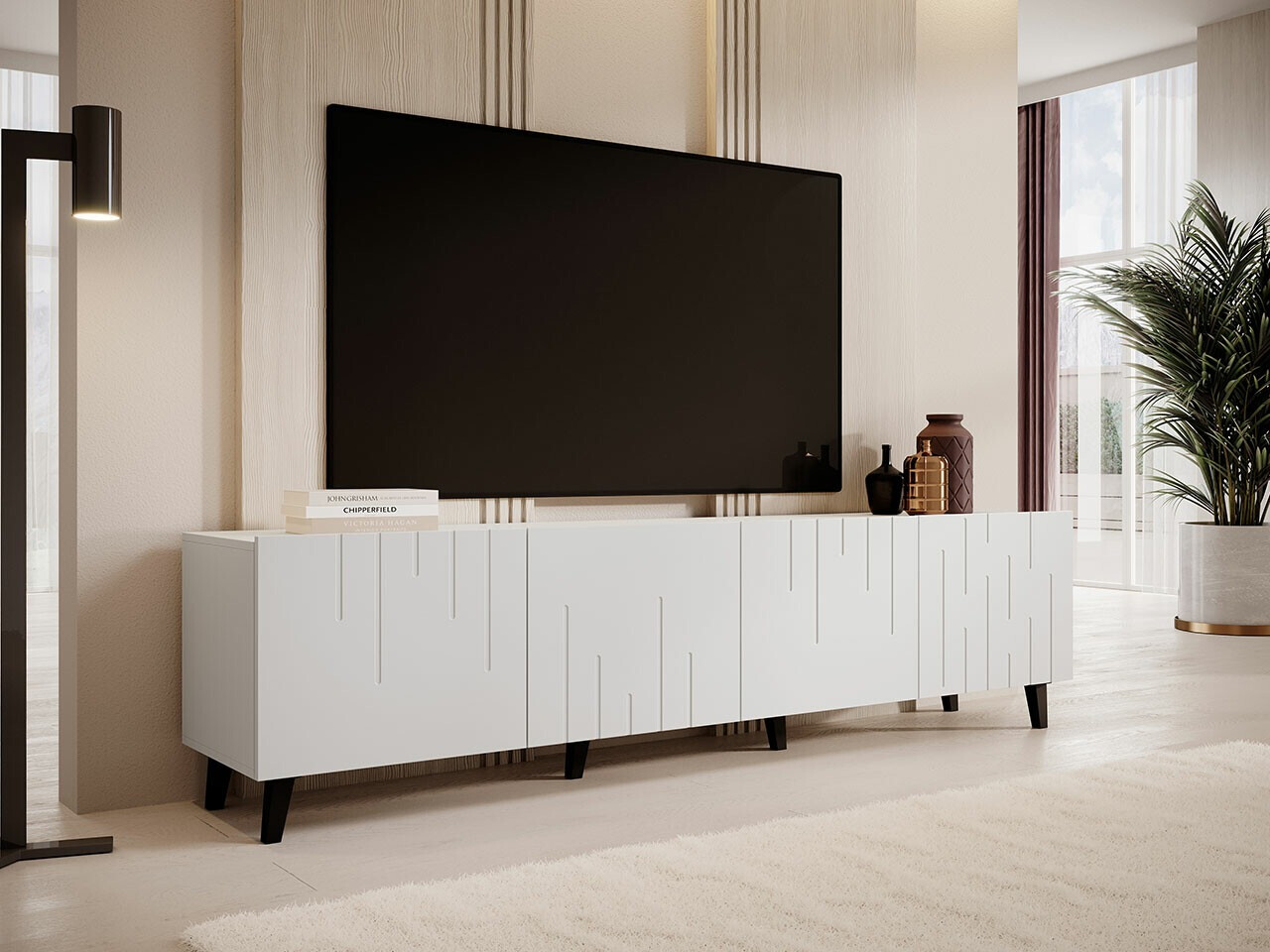Mueble TV Charlotte 176 (Blanco)