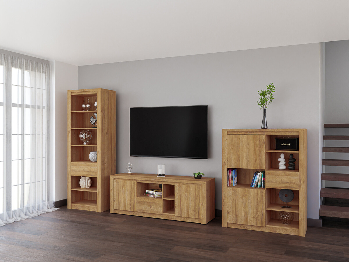 Conjunto de salón Boston 652 (Roble)