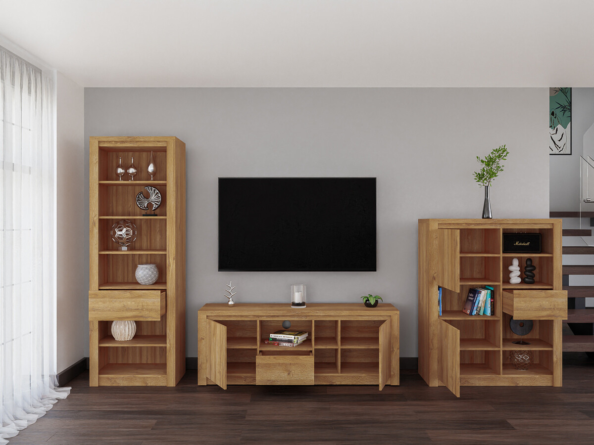 Conjunto de salón Boston 652 (Roble)