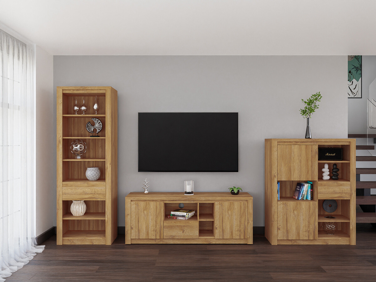 Conjunto de salón Boston 652 (Roble)