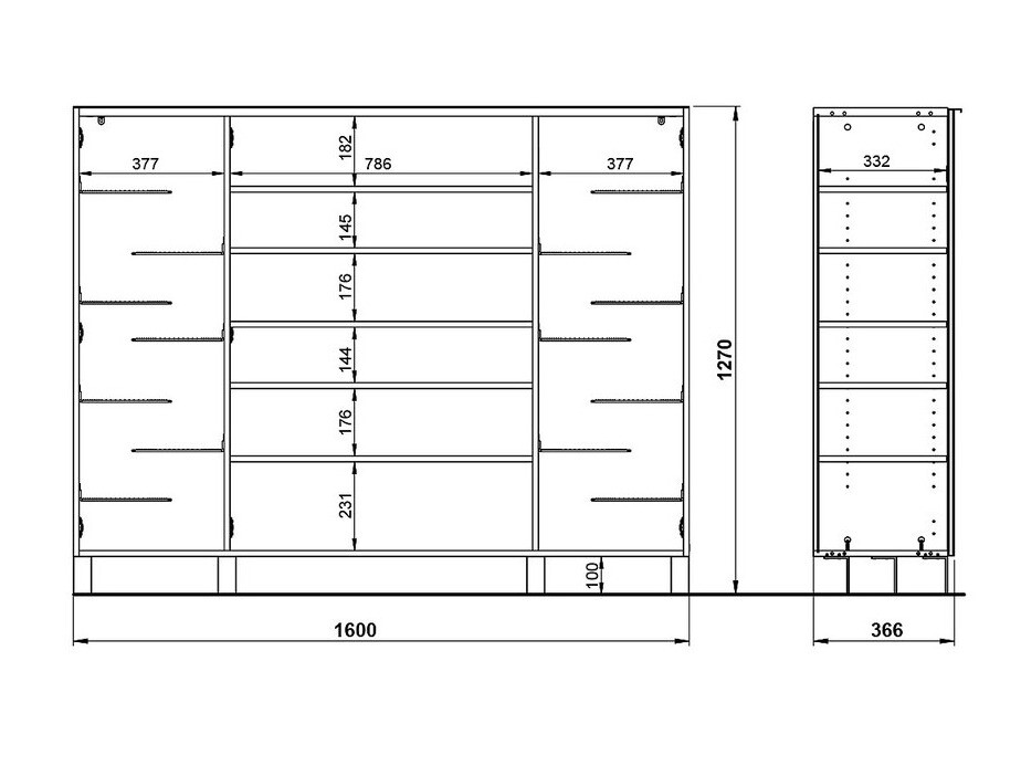Estante para zapatos Flofloi 100