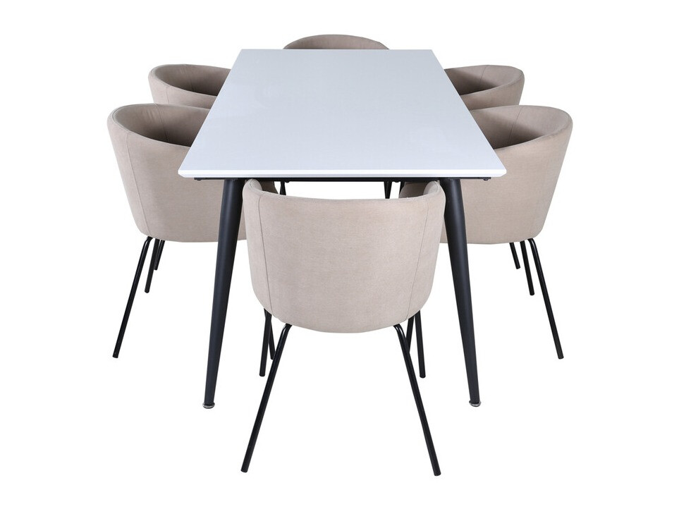 Conjunto de mesas y sillas para comedor Dallas 3297