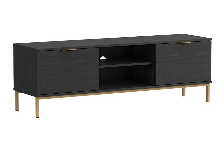 Mueble TV Providence R106 (Dorado + Roble negro)