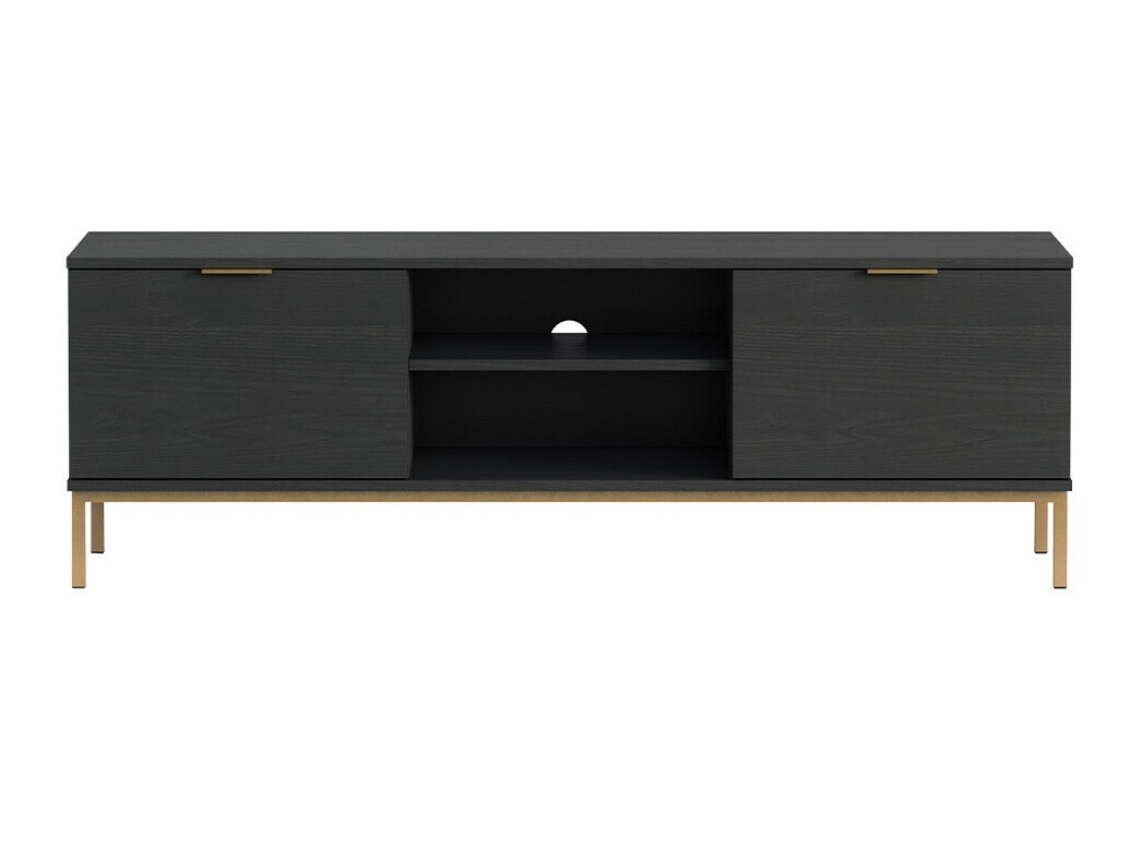 Mueble TV Providence R106 (Dorado + Roble negro)