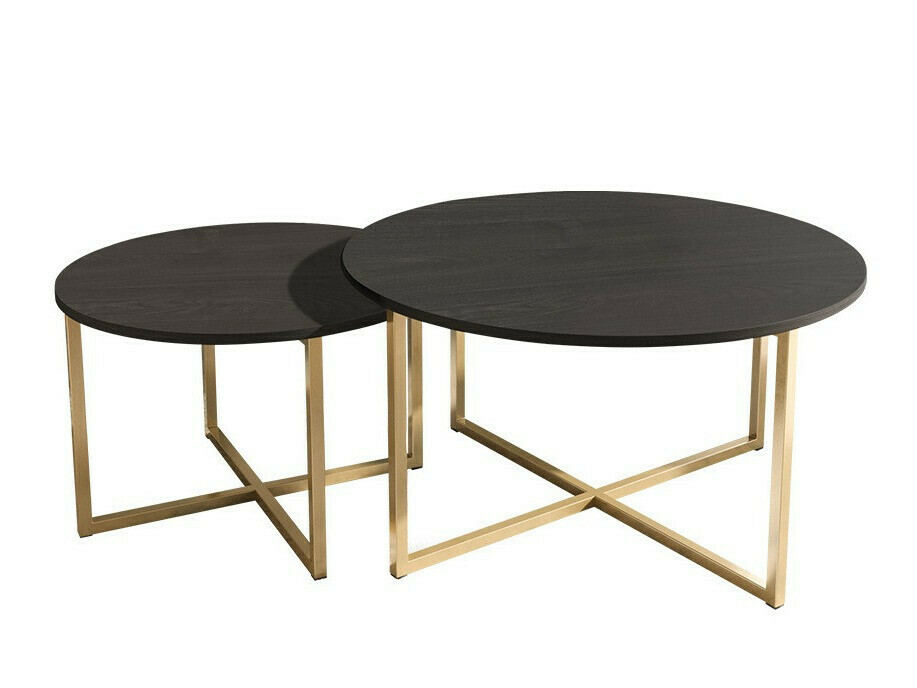 Conjunto de salón Providence R110 (Roble negro + Dorado)