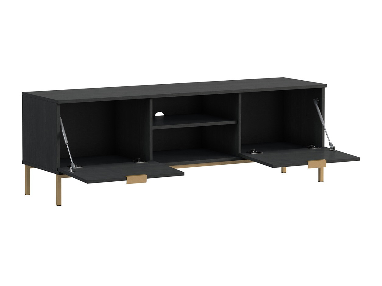 Mueble TV Providence R106 (Dorado + Roble negro)