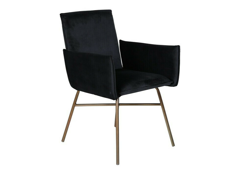 Conjunto de mesas y sillas para comedor Dallas 3315 (Negro + Cobre)