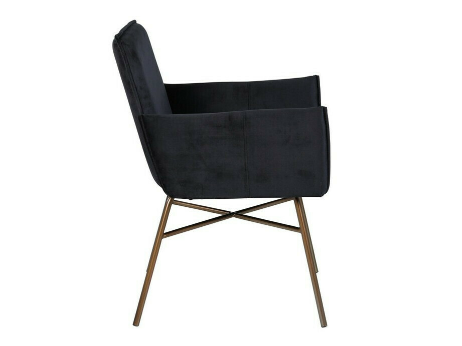 Conjunto de mesas y sillas para comedor Dallas 3315 (Negro + Cobre)