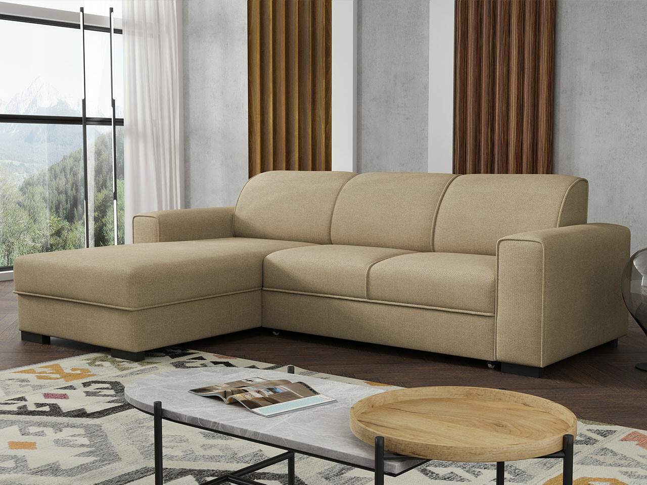 Sofá rinconero Columbus 186 (Crown 2)