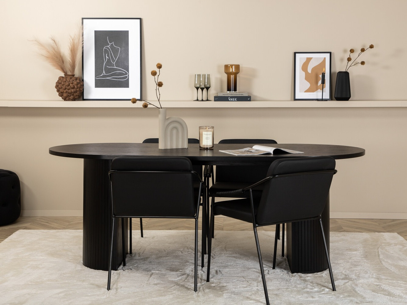 Conjunto de mesas y sillas para comedor Dallas 3319