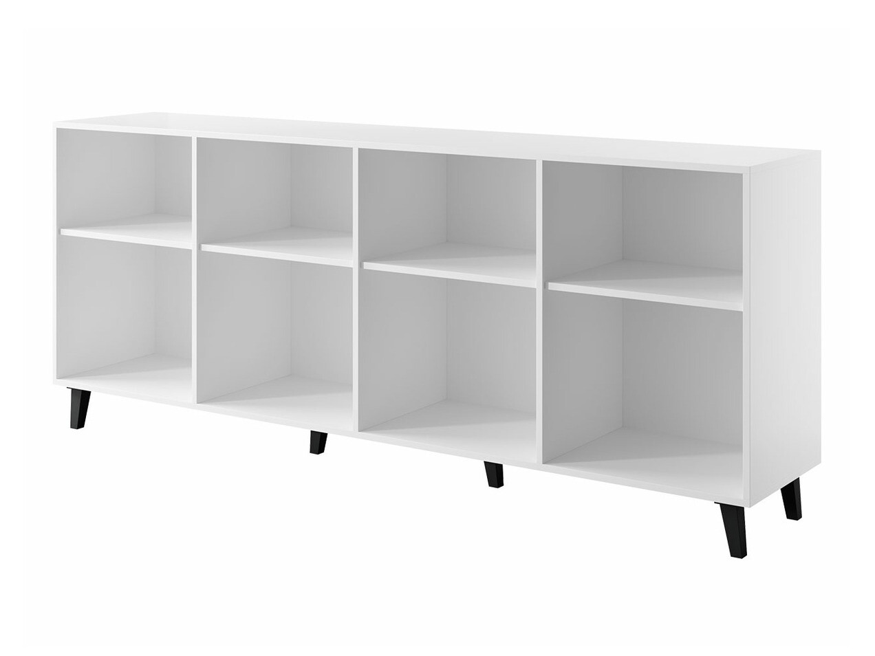 Aparador Charlotte 180 (Blanco + Negro)