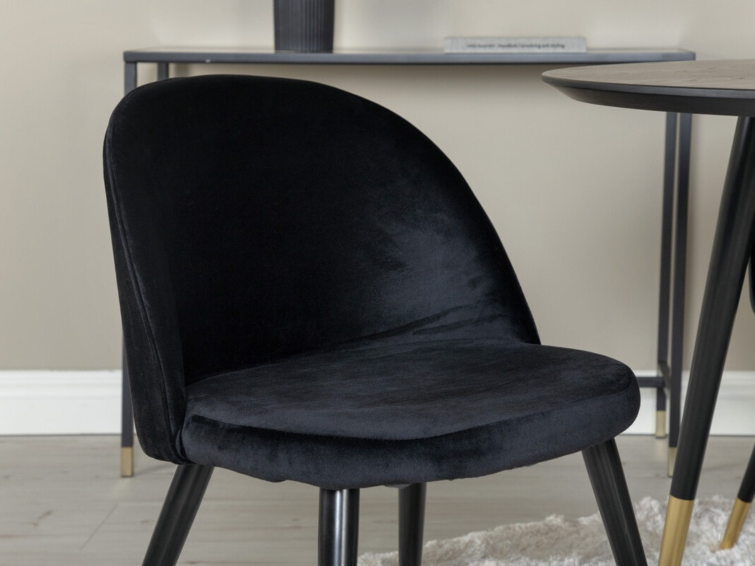 Conjunto de mesas y sillas para comedor Dallas 3331 (Negro)