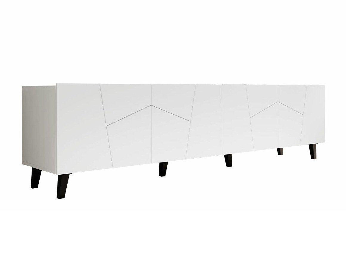 Mueble TV Charlotte 181 (Blanco + Negro)
