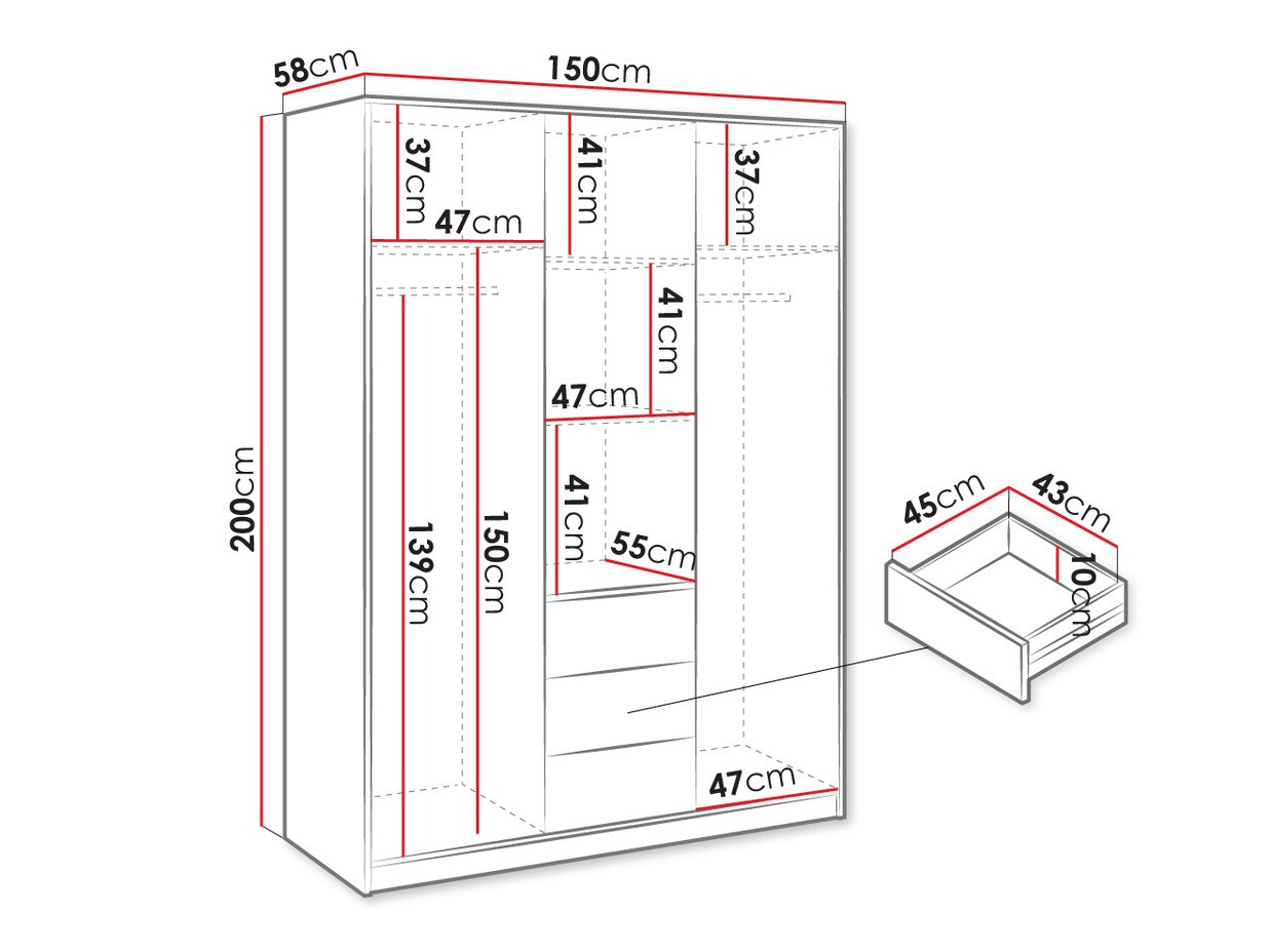 Armario Collis IV (Blanco)