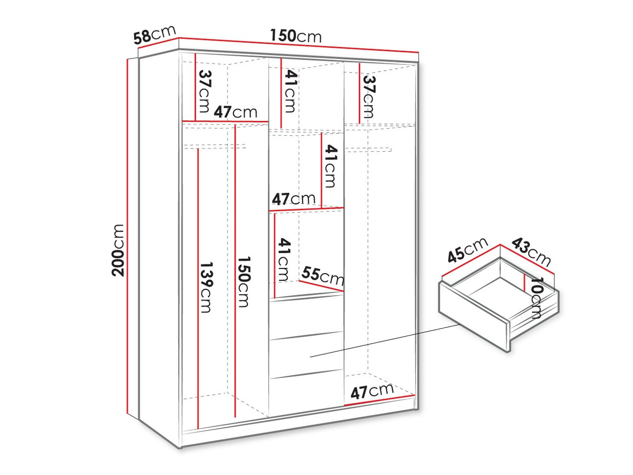 Armario Collis IV (Roble wotan)