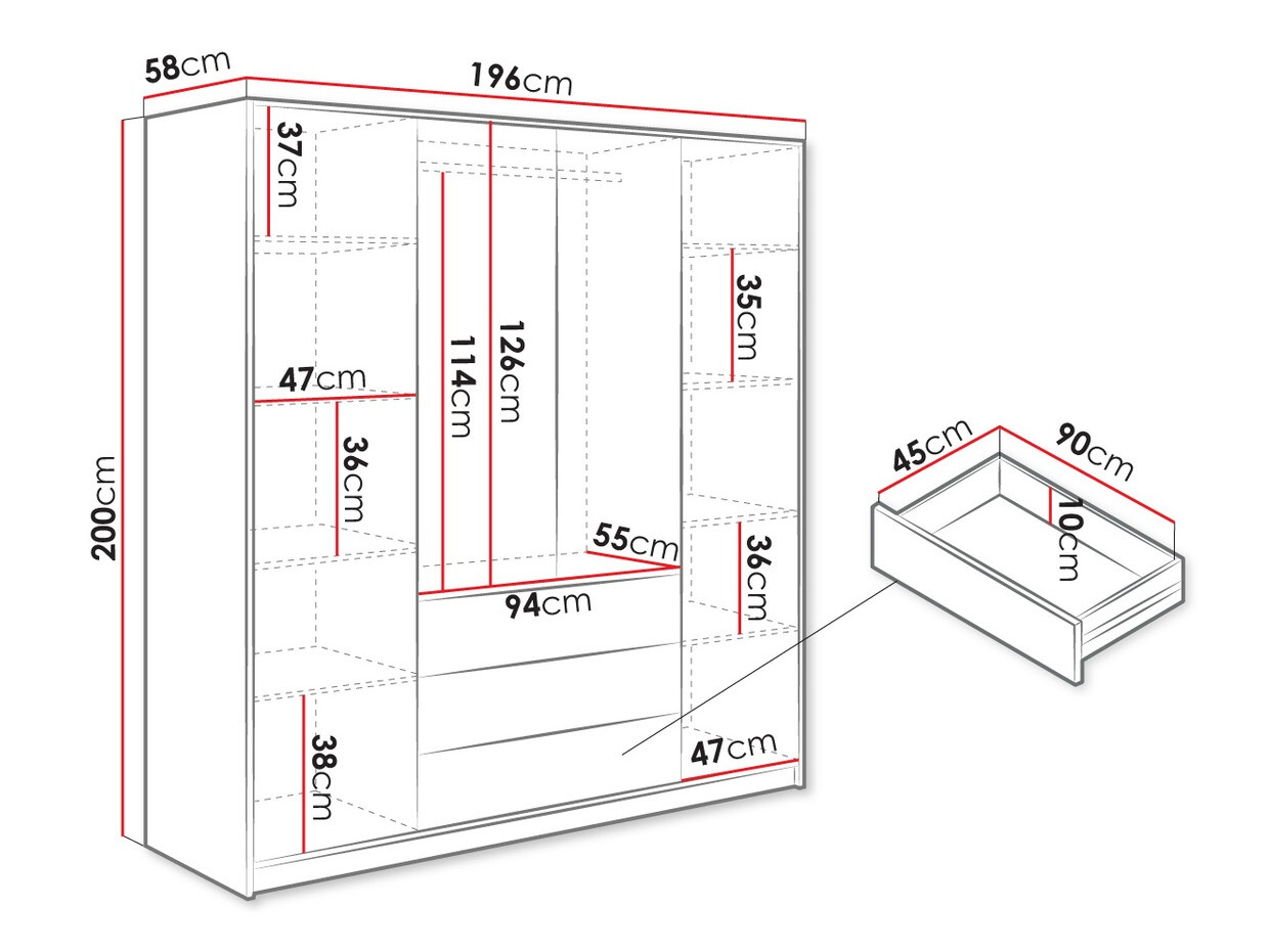Armario Enolevo 114 (Roble wotan)