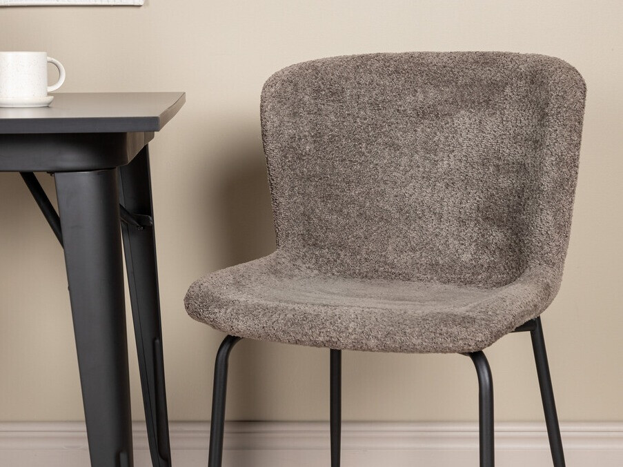 Conjunto de comedor Dallas 3362 (Marrón + Negro)