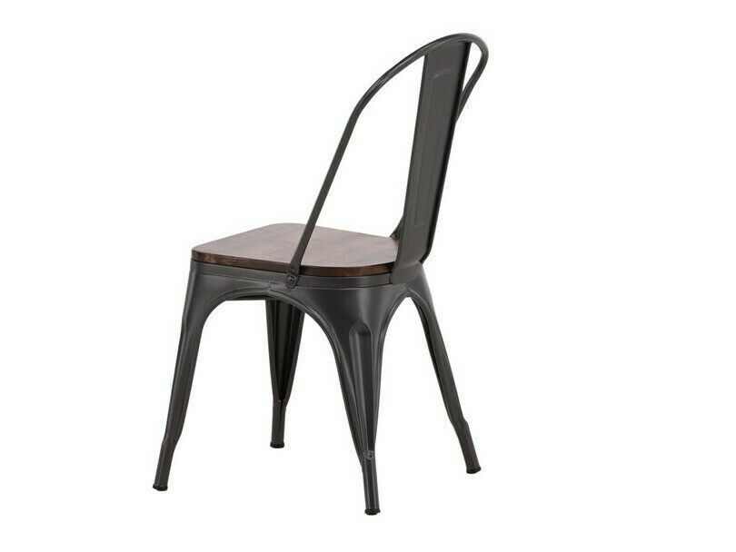 Conjunto de comedor Dallas 3366 (Nuez + Gris oscuro)